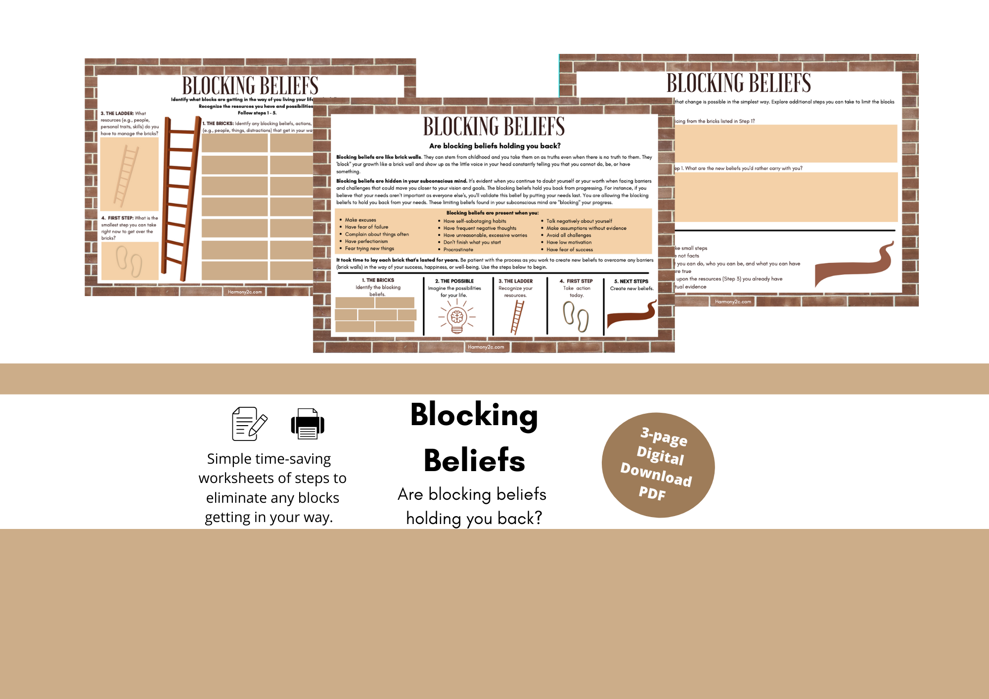 Blocking Beliefs Harmony Counseling Center